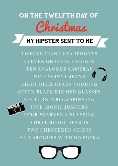 Christmas twelvedaysof Christmas Card 26666 created by Ilka Dickens