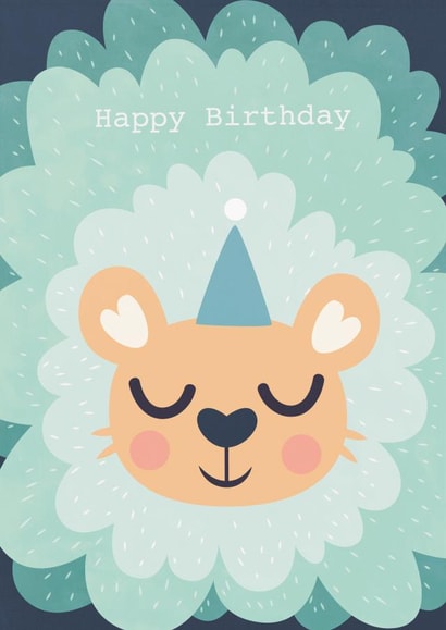 green lion Birthday Card 24523 created by Claire Stamper