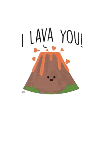 love lava Valentines Day Card 26800 created by Leeann Walker