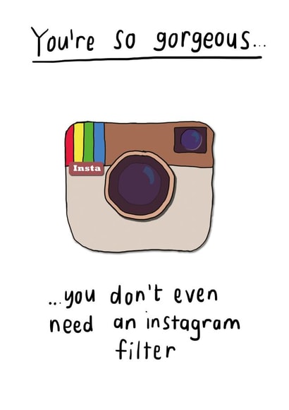 love instagram Valentines Day Card 27027 created by Che Dyer