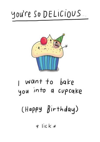 naughty cute Birthday Card 4636 created by Che Dyer