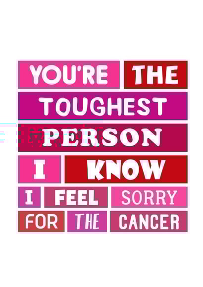 Breast Cancer Card - Breast Cancer Diagnosis - Thinking Of You - Support created by SixElevenCreations