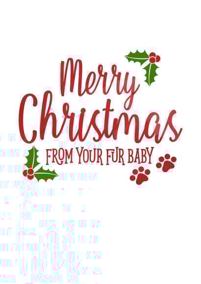 pet dog Christmas Card 26442 created by Ruby Wren Designs