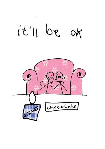 friends friendship Love & Friendship Card 6056 created by Greetings by Nibby Williams