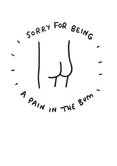 sorry pain Sorry Card 5258 created by Veronica Dearly