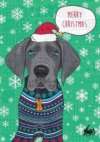 fun christmas jumper Christmas Card 1481 created by Rose Hill Designs