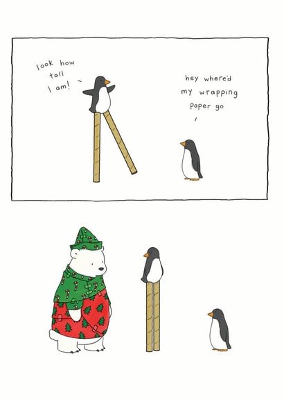 christmas santa Christmas Card 6502 created by Redback Cards