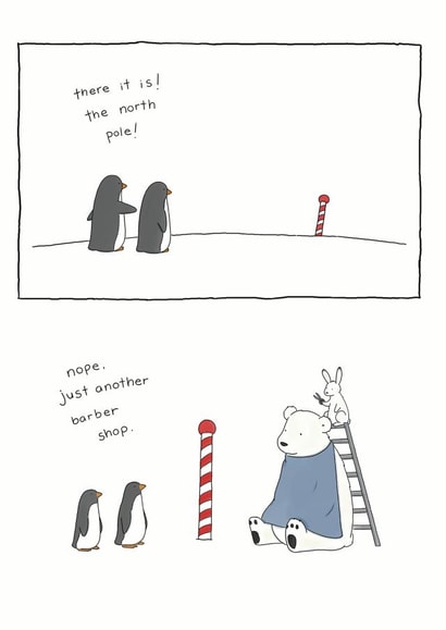 santa north Humour Card 28766 created by Redback Cards