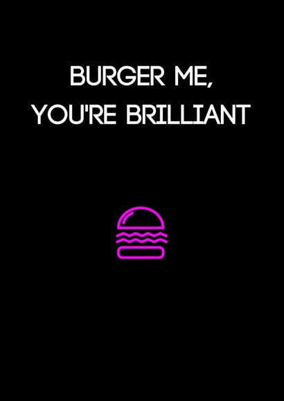 burger friends Love & Friendship Card 6433 created by Cards.Cards.Cards