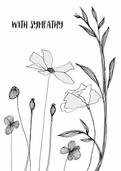 sympathy bereavement Sympathy Card 1661 created by Celia Hyland