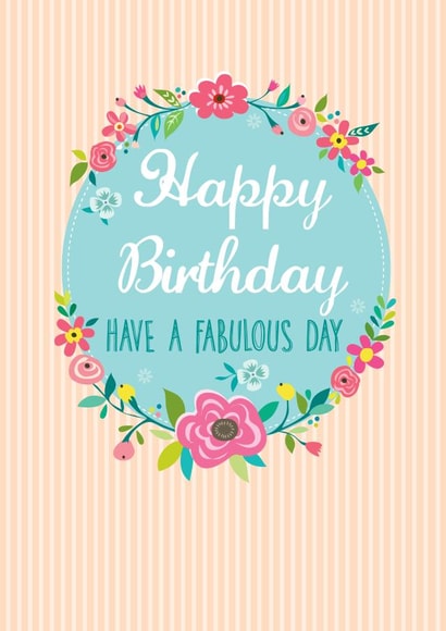 Classic Birthday Card - For Her - Flowers created by YTR Studios (Yasmin Tara)