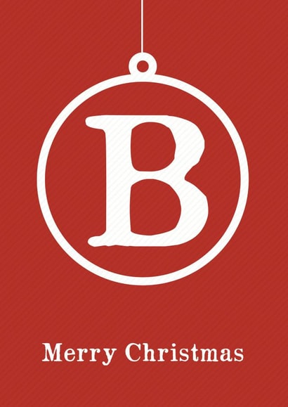 christmas bauble Christmas Card 29319 created by Altered Chic