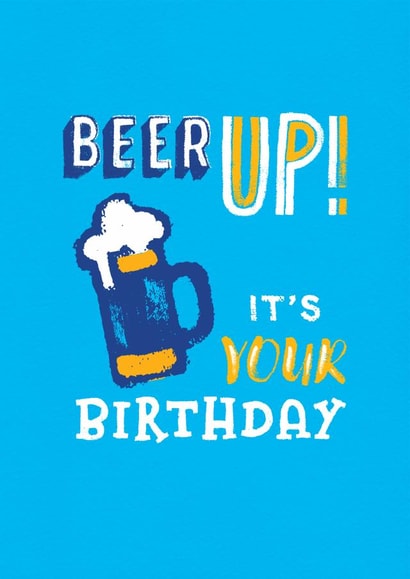 Beer Birthday Birthday Card 6865 created by Unknown Ink
