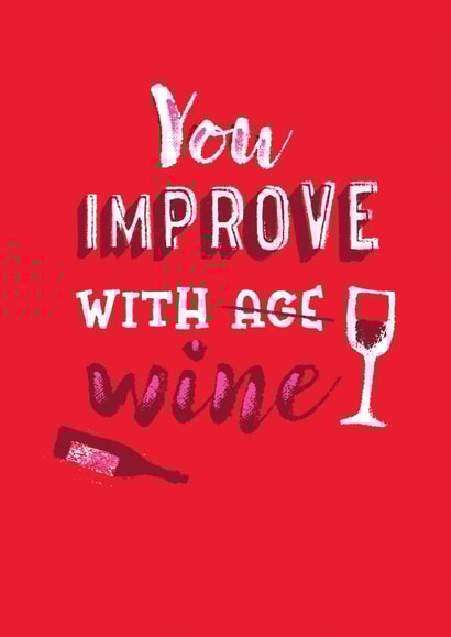 Age Improve Birthday Card 6866 created by Unknown Ink