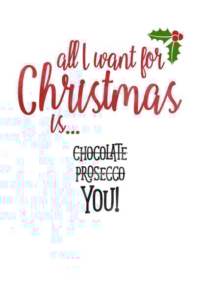 christmas wishlist Christmas Card 26443 created by Ruby Wren Designs