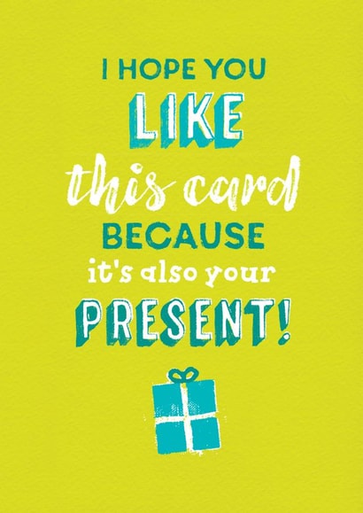 present lime Christmas Card 6870 created by Unknown Ink