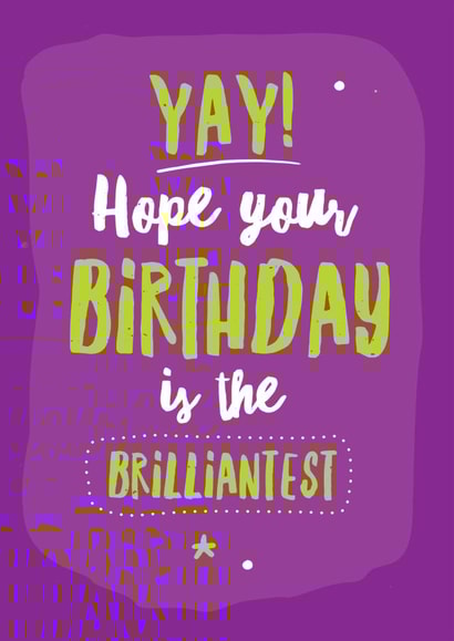 purple birthday Birthday Card 29128 created by Unknown Ink