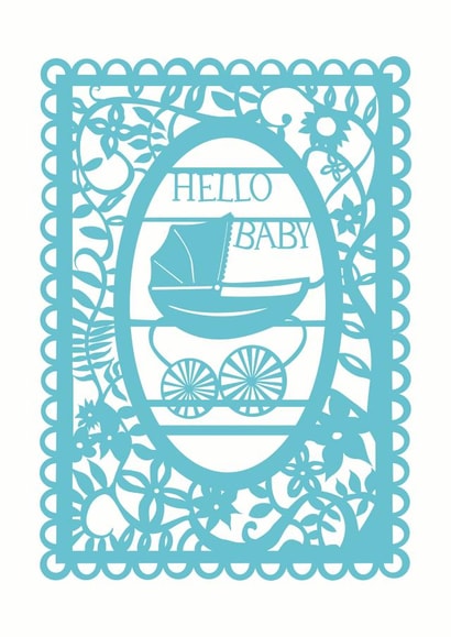baby boy New Baby Card 7315 created by Pogofandango