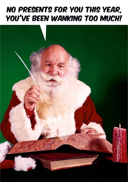 christmas santa Christmas Card 2968 created by Dean Morris Cards