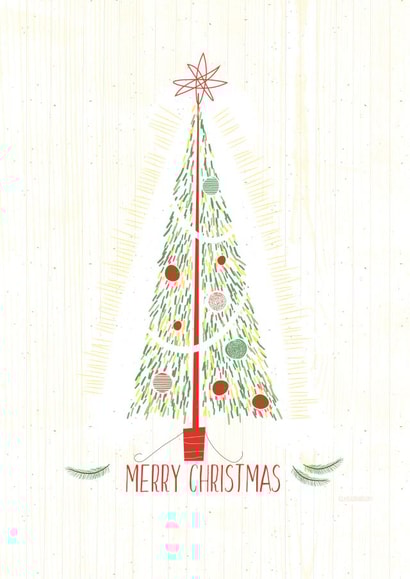 Christmas tree Christmas Card 23039 created by Josh Cleland