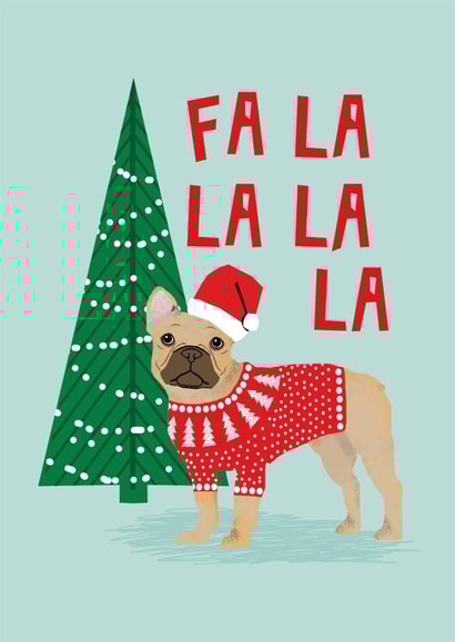 christmas dog Christmas Card 25135 created by Pet Friendly