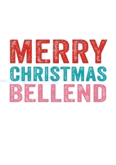 Rude Christmas Card - Bellend created by Do You Punctuate?