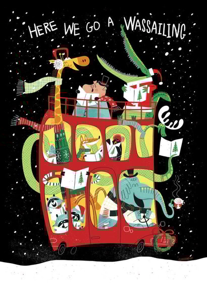 Christmas holiday Christmas Card 23040 created by Josh Cleland