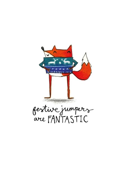 Animal Christmas Card 27201 created by Odd Socks