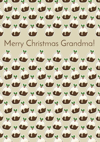 christmas Grandma Christmas Card 6164 created by Hazel Fisher Creations