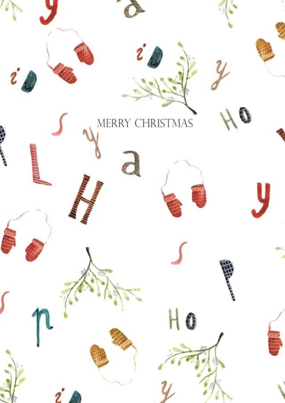 Male Female Christmas Card 22901 created by Agata Madejska