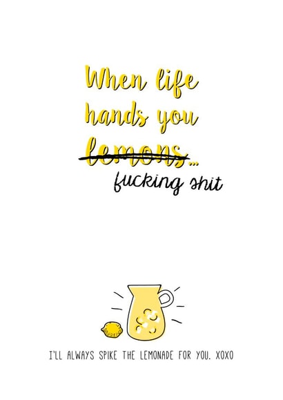 when life Sympathy Card 4571 created by Prairie Chick Prints