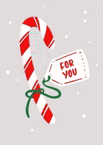 Cute Candy Cane For You created by Marla Makes Stuff