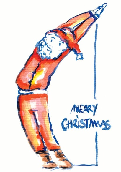 halfmoon christmas Christmas Card 29585 created by Flo Le B.