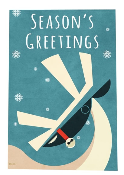 reindeer design Christmas Card 23732 created by Daviz