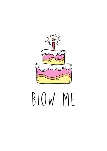 happy funny Birthday Card 7559 created by JK