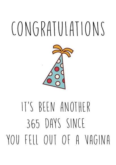 birthday funny Birthday Card 7560 created by JK