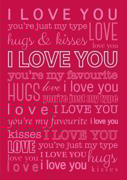 Love Valentine Valentines Day Card 27151 created by Lara Burrows