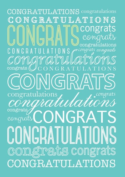 Congratulations Well done Congratulations Card 27152 created by Lara Burrows