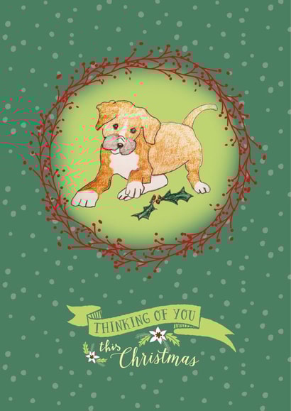 thinking you Christmas Card 29591 created by Joshua Billington