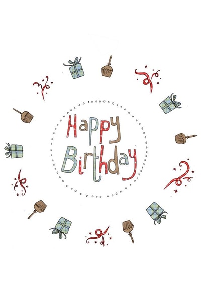 happy birthday Birthday Card 25109 created by Ryland Studios