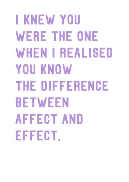 Grammar Nerd, Funny Love Card For Significant Other created by SixElevenCreations