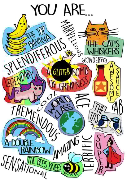 amazing friend Love & Friendship Card 7704 created by Helen Giddings