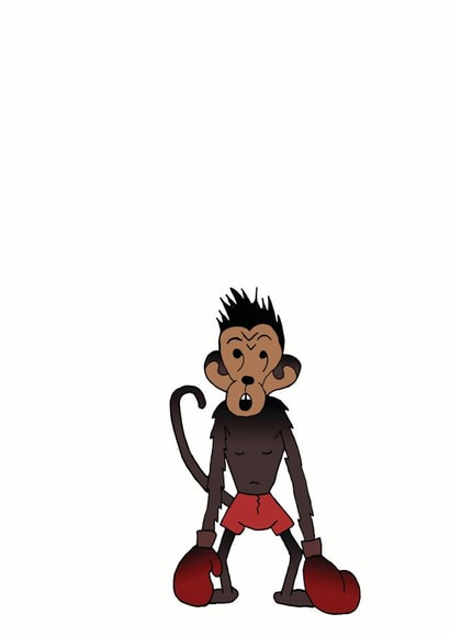 Monkey Male Card 29886 created by Herbert and Wilks