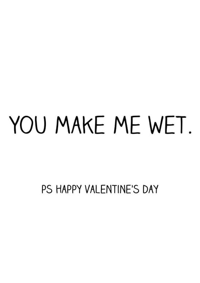 valentine's wet Valentines Day Card 27254 created by Offhand Cards