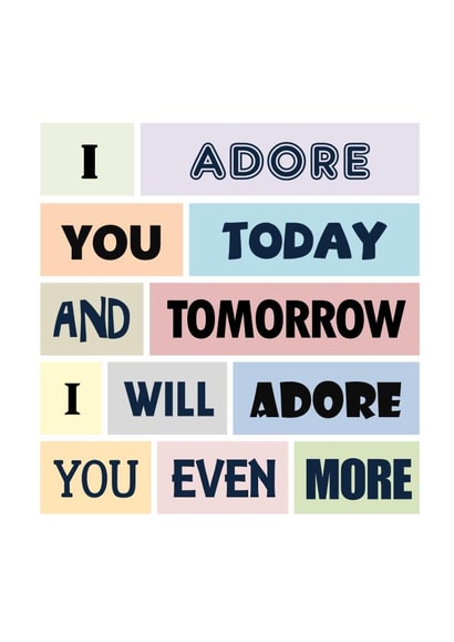 Romantic Love Card For Girlfriend, Boyfriend, Wife, Husband. Fiancee, Fiance created by SixElevenCreations