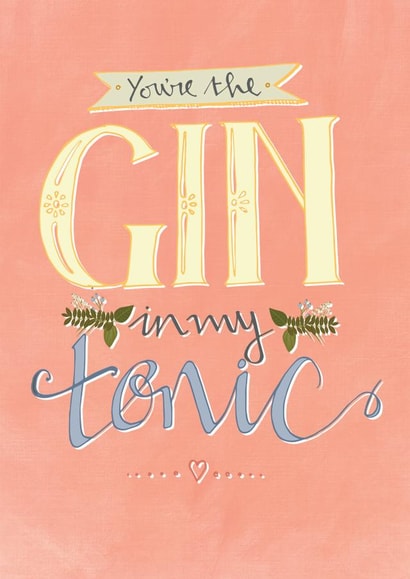 booze love Valentines Day Card 26717 created by Claire Lefevre