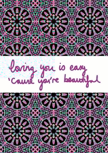 beautiful love Valentines Day Card 30023 created by Ella Royer