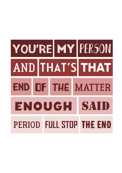 Romantic Love Card For Boyfriend, Girlfriend, Husband, Wife, Partner created by SixElevenCreations