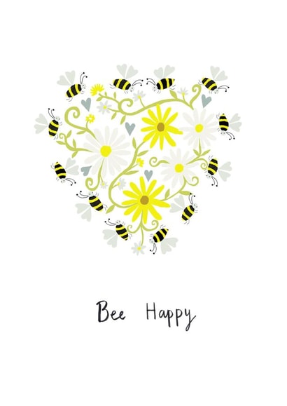 #valentines #bees Valentines Day Card 25076 created by Just like Sophie