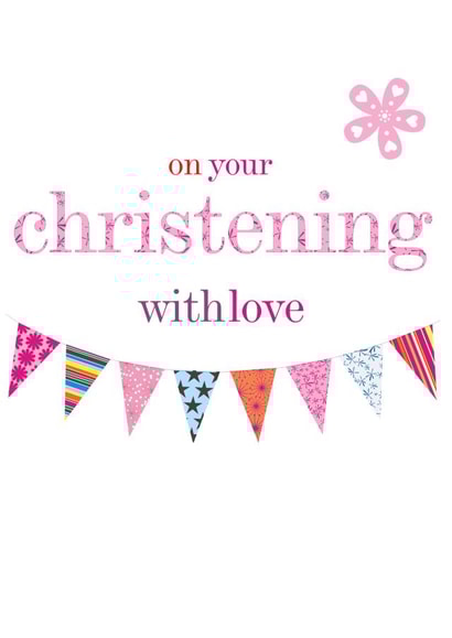 christening baptism Christening Card 2550 created by Claire Giles